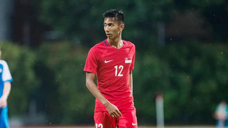 Pemain Tampines Rovers Huzaifah Aziz. Copyright: balestierkhalsa.fc/Facebook