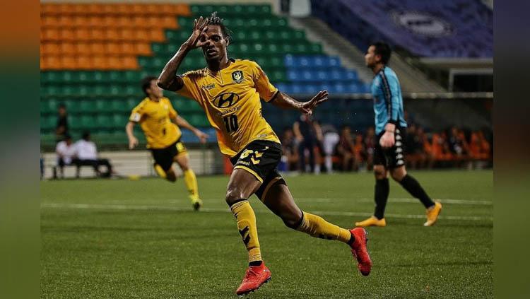 Pemain Tampines Rovers Jordan Webb. Copyright: Kevin Lim/Straits Times