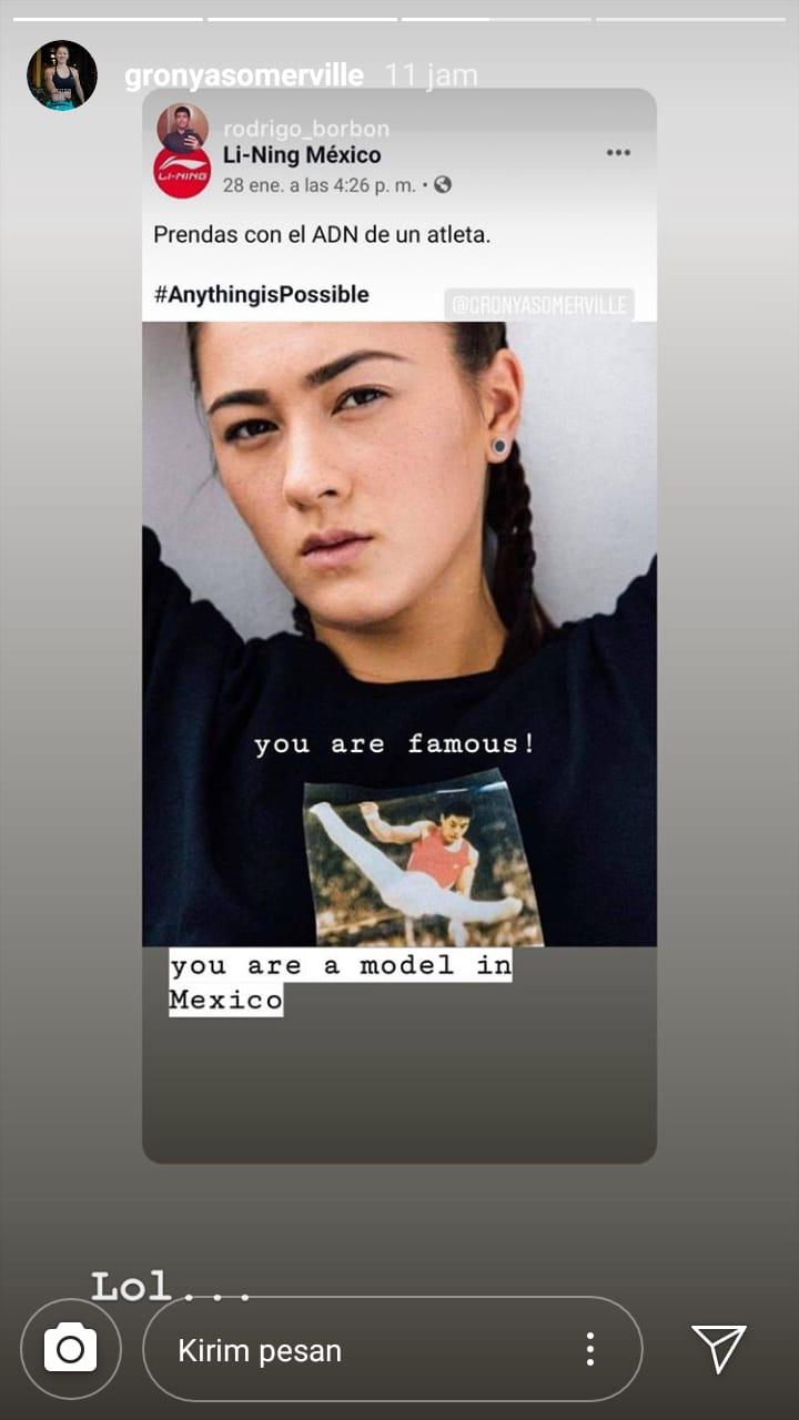 Gronya Somerville memiliki pesona kecantikan luar biasa yang menjadikannya model terkenal di Meksiko. Copyright: Instagram