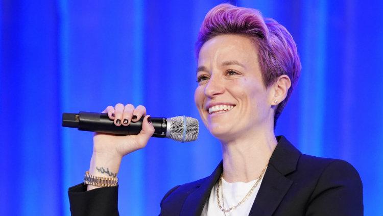Megan Rapinoe, pesepakbola wanita Timnas Amerika Serikat.