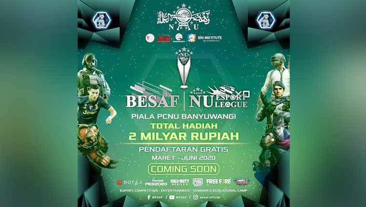 Pengurus Cabang Nahdlatul Ulama (PCNU) Banyuwangi bekerja sama dengan BESAF dan Kominfo akan menyelenggarakan kompetisi bertajuk BESAF NU ESPORT LEAGUE. - INDOSPORT