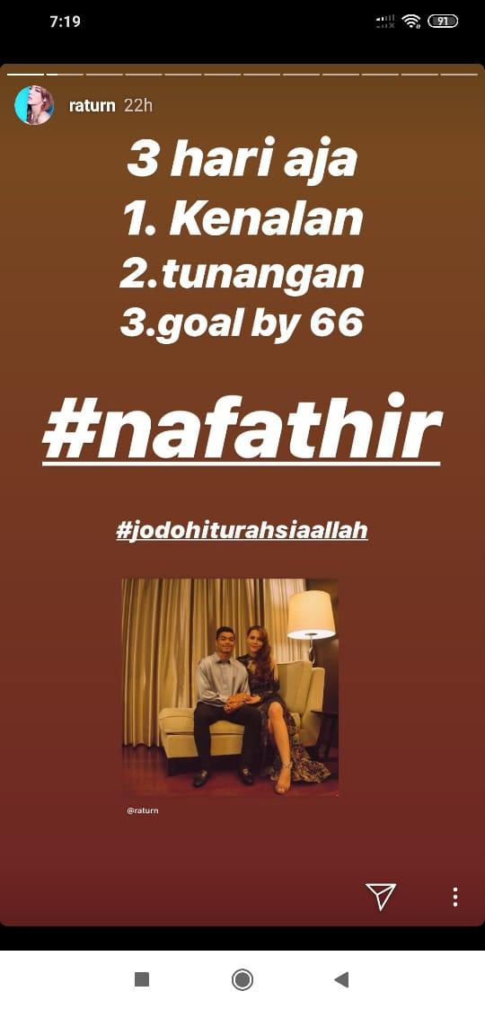 Cukup 3 Hari, Alfath Fathier Langsung