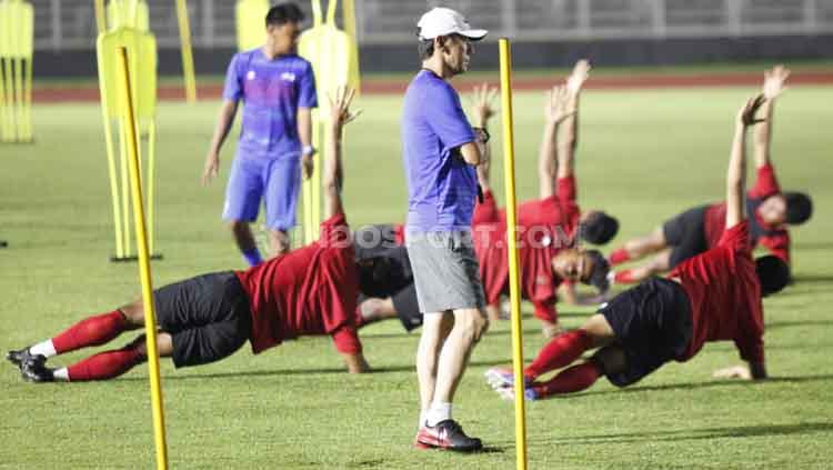 Salah satu pemain Timnas Indonesia, Zulfiandi dilaporkan mengalami cedera, sebelum latihan normal dimulai.