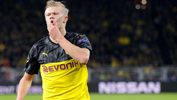 Penyerang Borussia Dortmund, Erling Haaland, mengungkapkan 3 kunci rahasia yang membantunya menghindari kebosanan selama menjalani karantina corona. - INDOSPORT