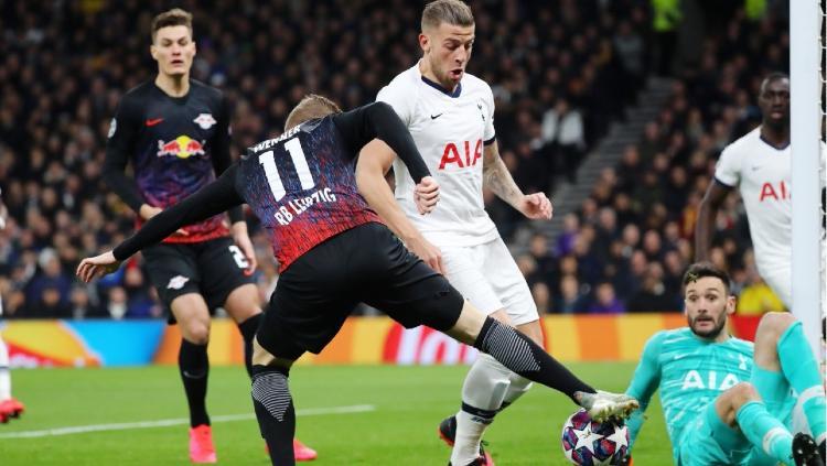 Situasi pertandingan Liga Champions antara Tottenham Hotspur vs RB Leipzig, Kamis (20/02/20) dini hari WIB. Copyright: Leipzig