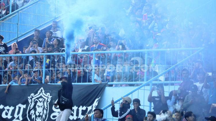 Vhia Octavia, Pemanis Tribun saat Arema FC Tanding di Kanjuruhan