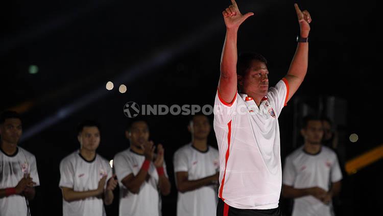 Sergio Farias dalam acara launching tim Persija Jakarta untuk Liga 1 2020.