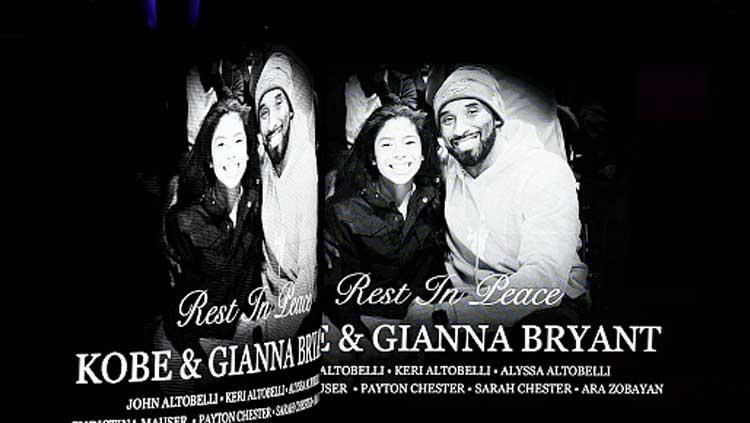 Penghormatan terakhir untuk Kobe Bryant dan Gianna Bryant di Staples Center dengan tajuk Celebration of Life pada tanggal (24-02-20) waktu setempat