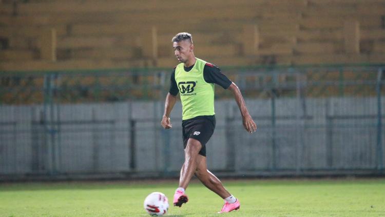 Gelandang serang Bruno Matos saat membela Madura United di Liga 1.