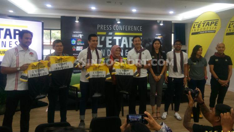 Ajang balap sepeda bertajuk L Etape Indonesia by Tour de France di Lombok.