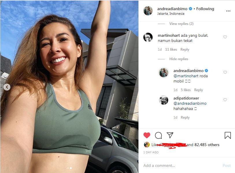 Andrea Dian Bimo Copyright: instagram.com/andreadianbimo