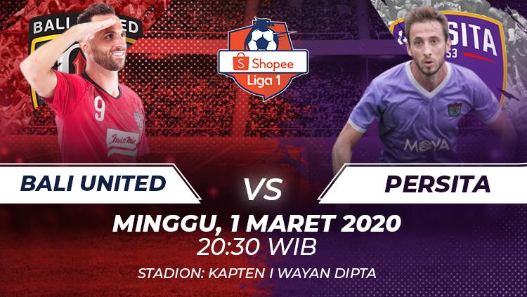 Pertandingan Liga 1 2020 pekan perdana: Bali United vs Persita.