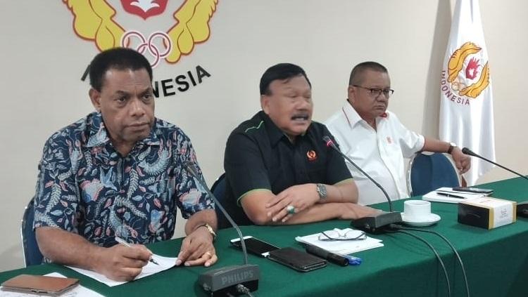 Komite Olahraga Nasional Indonesia (KONI) bersama PB PON akhirnya telah menetapkan pembagian venue cabang olahraga untuk PON XX di Papua. - INDOSPORT