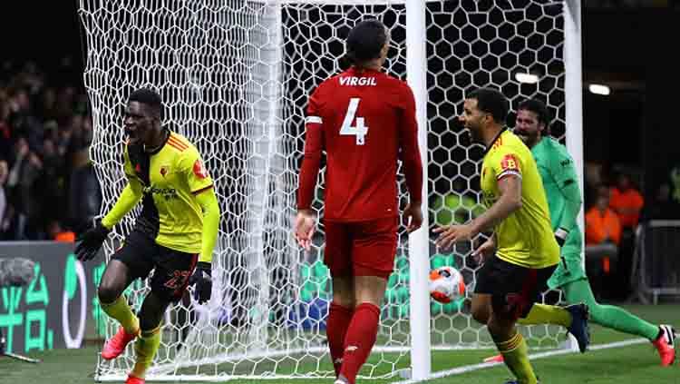 Sukses hancurkan rekor tak terkalahkan Liverpool di Liga Inggris, striker Watford, Troy Deeney sebut satu pemain lawan yang jadi titik lemah.