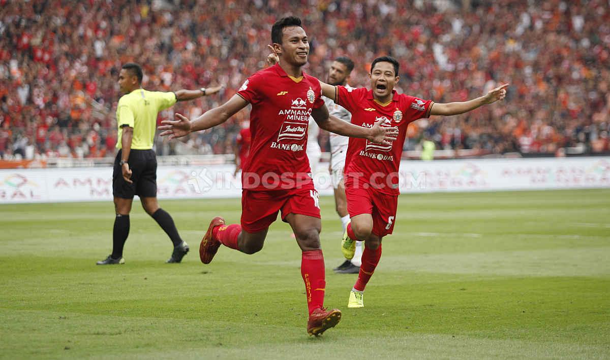 Hanya butuh 21 menit bagi Osvaldo Haay untuk mencetak gol perdananya di Liga 1 2020 bersama Persija Jakarta saat menghadapi Borneo FC.