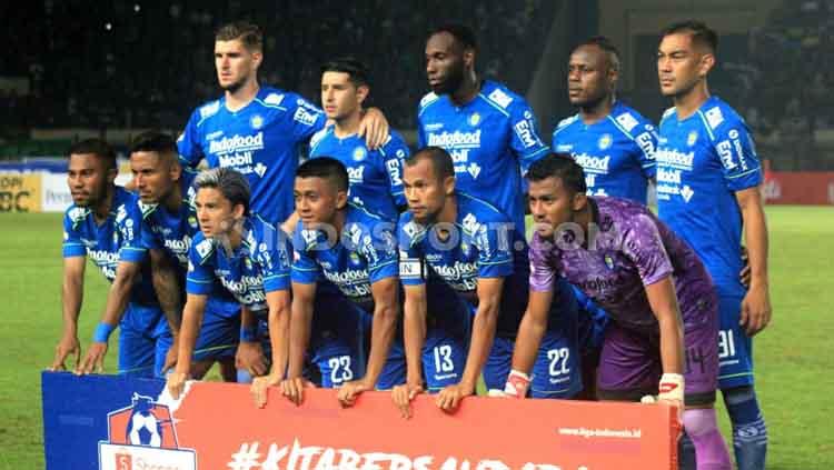 Starting XI Persib Bandung saat menghadapi Persela Lamongan di pekan pertama Liga 1 2020.