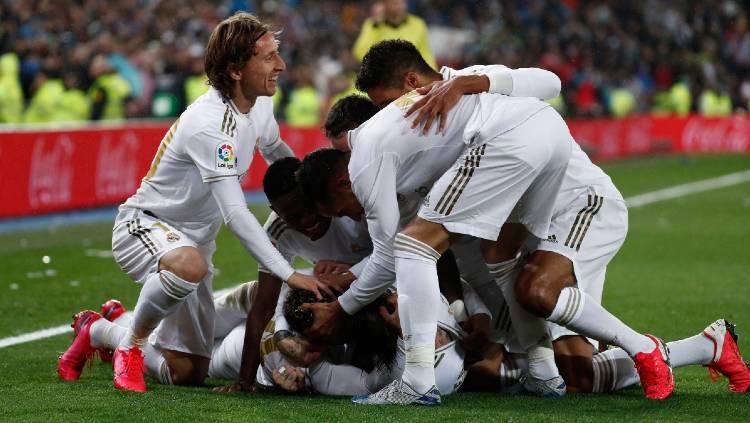 Virus Corona merajai Spanyol, Real Madrid pun langsung turun tangan dengan membuat Santiago Bernabeu menjadi tempat penyimpanan medis raksasa. - INDOSPORT