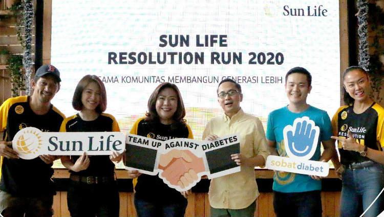 PT Sun Life Financial Indonesia menggelar Sun Life Resolution Run 2020. - INDOSPORT
