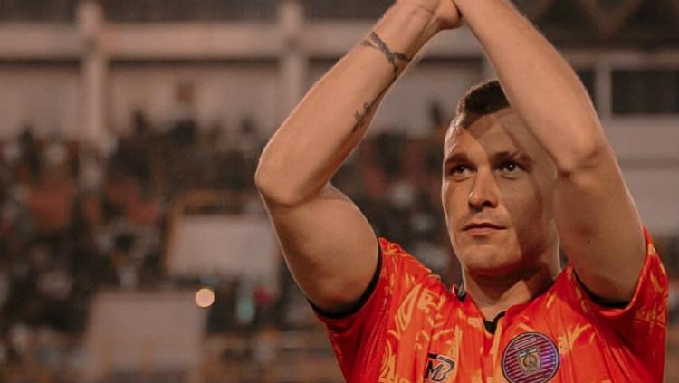 Adam Mitter saat masih berseragam Persiraja Banda Aceh di awal musim 2020 lalu.