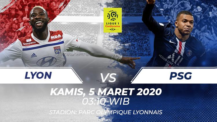 Berikut link live streaming pertandingan antara Lyon vs Paris Saint-Germain (PSG) dalam semifinal Piala Prancis, Kamis (05/02/20) dini hari WIB.