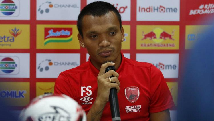 Ferdinand Sinaga, sangat merindukan riuh teriakan suporter setiap saat klubnya PSM Makassar berlaga Liga 1 di Stadion Andi Mattalatta. - INDOSPORT