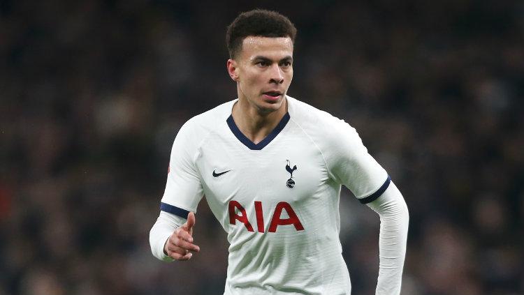 Pemain klub Liga Inggris Tottenham Hotspur, Dele Alli.