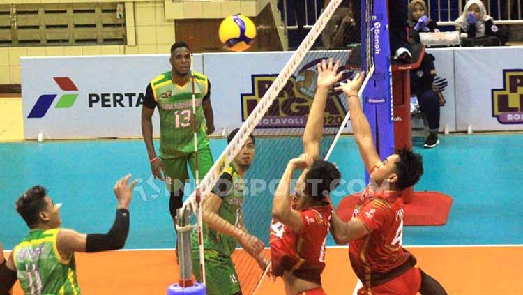 Palembang Bank Sumsel Babel lawan Jakarta Garuda di Proliga, Sabtu (07/03/20).