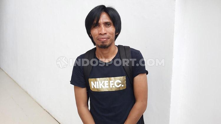 Mantan pemain sekaligus legenda hidup PSM Makassar, Syamsul Chaeruddin.