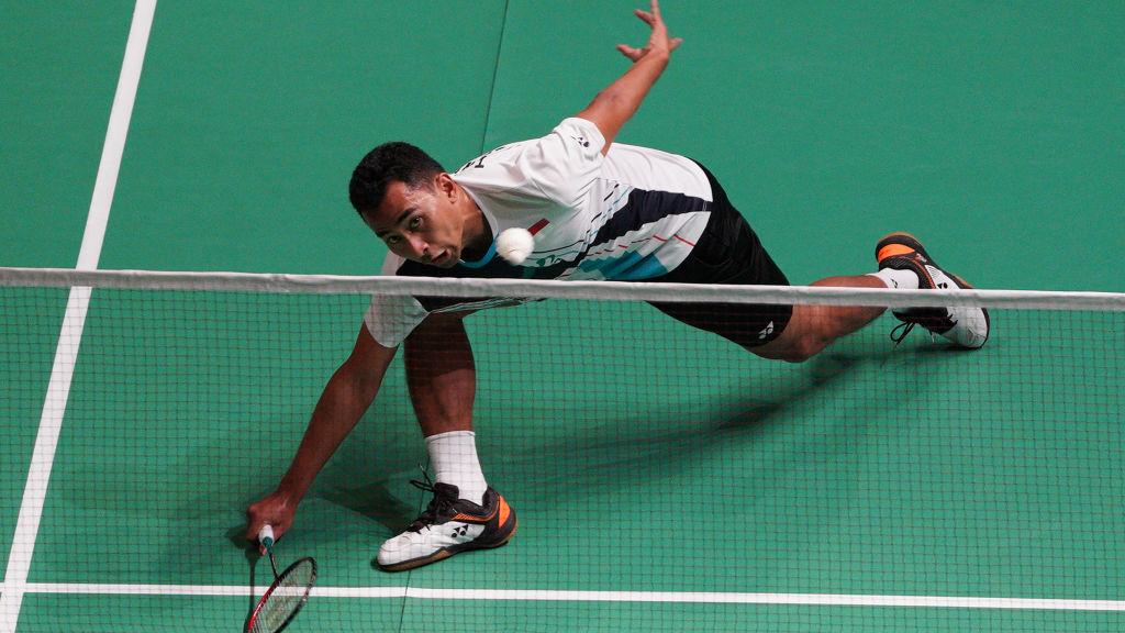 Inilah momen ketika netting dari legenda Malaysia, Lee Chong Wei buat tunggal putra Indonesia, Tommy Sugiarto frustasi.