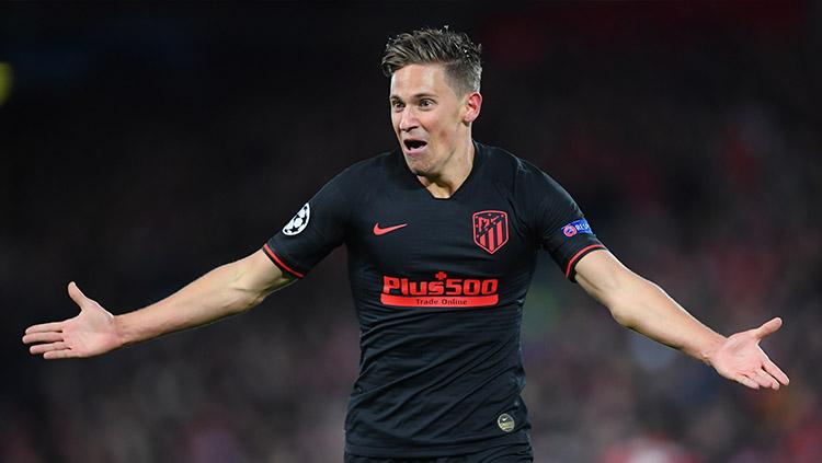 Gelandang Atletico Madrid Marcos Llorente diketahui pernah setim dengan eks top skor PSM Makassar di Piala AFC 2019, yakni Eero Markkanen.