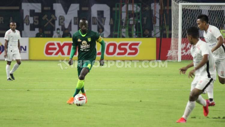 Makan Konate mengucapkan salam perpisahan dengan Persebaya Surabaya melalui sosial media Instagram pribadinya pada Rabu (27/01/21).