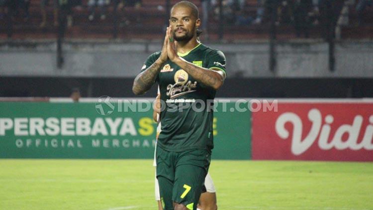 Striker David da Silva memutuskan hengkang dari Persebaya karena tidak jelasnya kompetisi Liga 1.