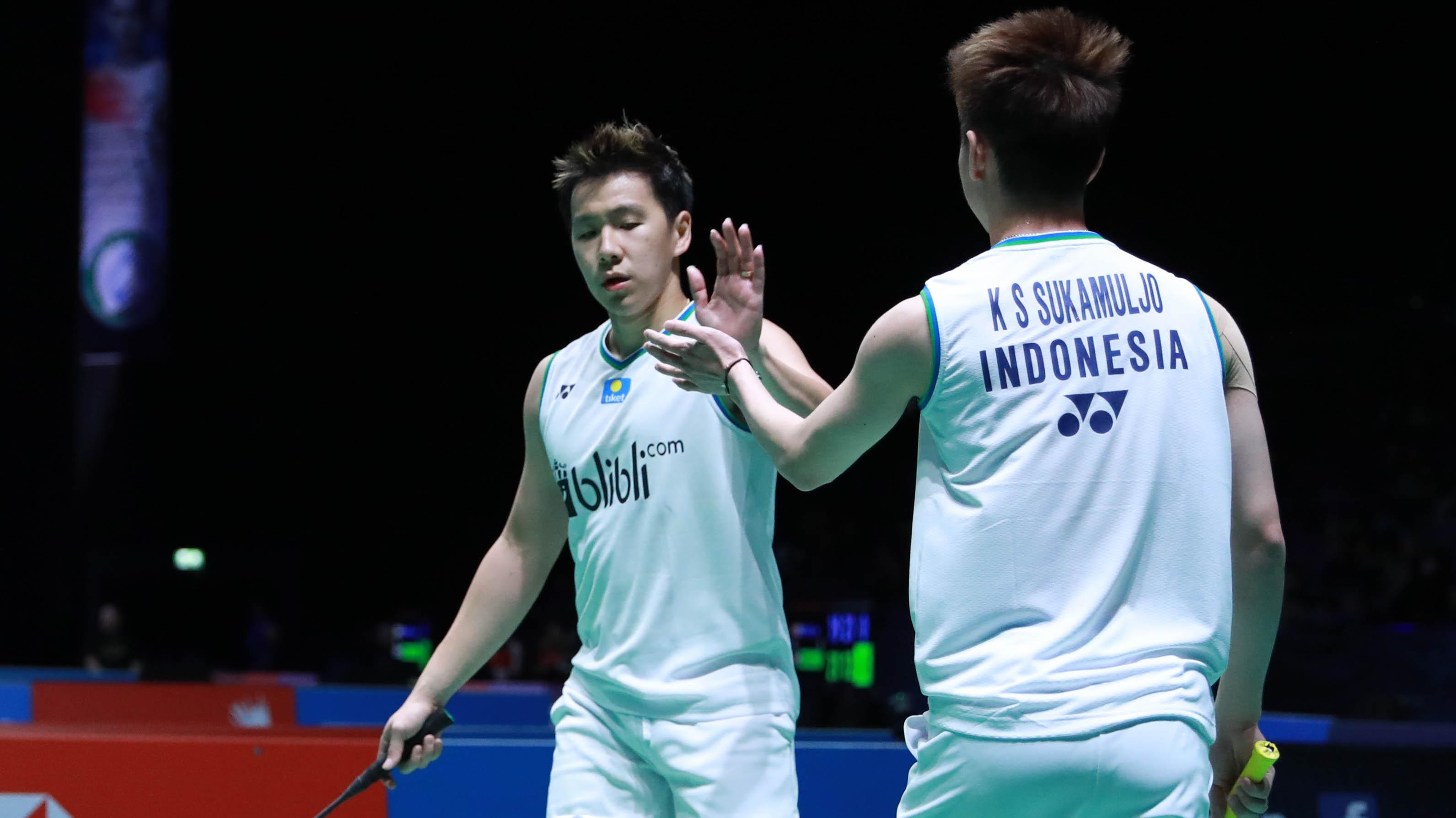 Detik-detik aksi dari pebulutangkis Kevin Sanjaya Sukamuljo buat eks pelatih ganda putra China, Chen Qi Qiu terperangah. - INDOSPORT