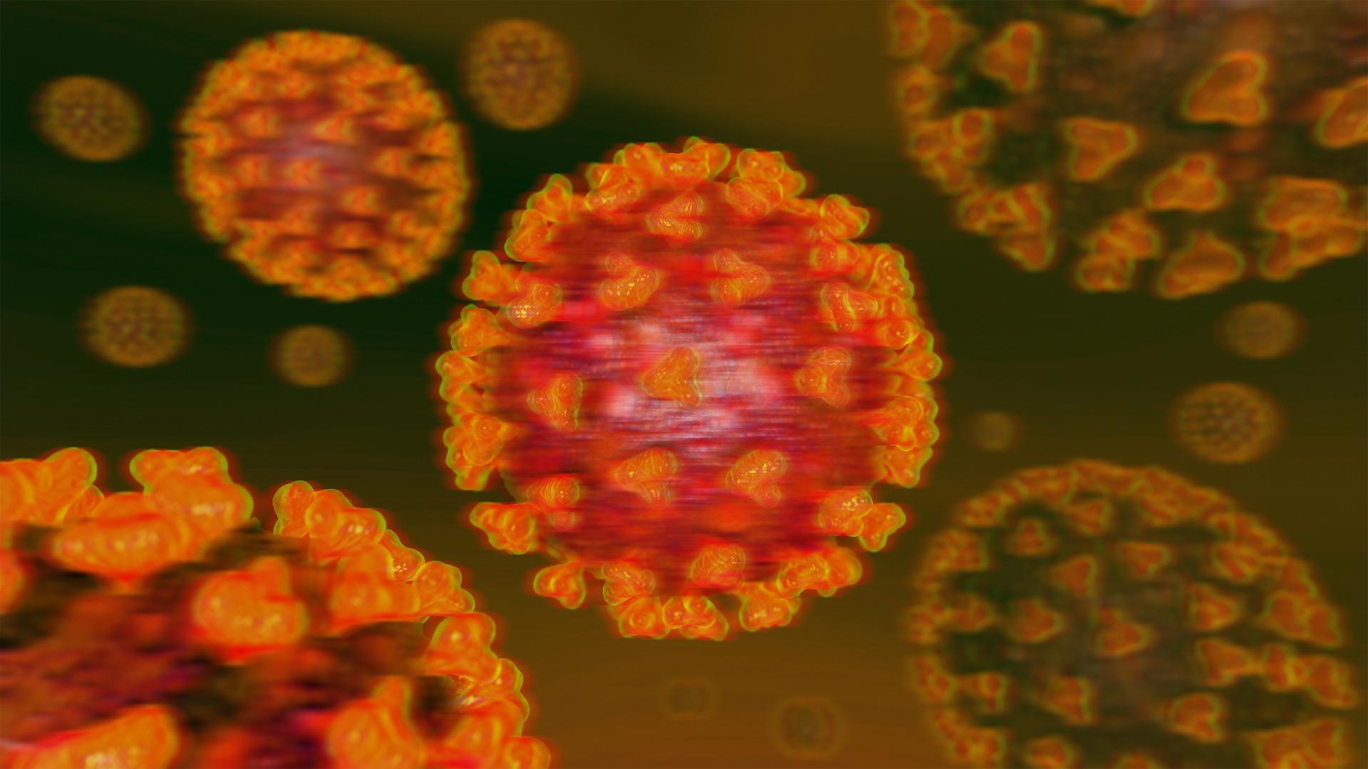 Ilustrasi Virus Corona.