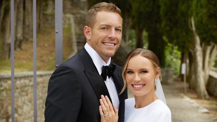 Caroline Wozniacki bersama sang suami. - INDOSPORT