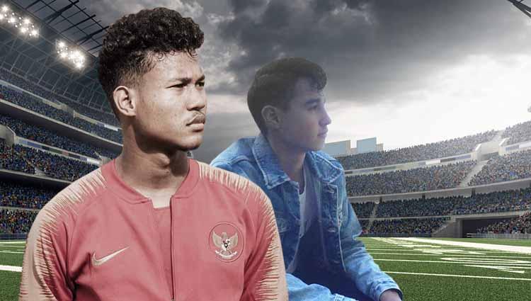 Lorenzo Raharing dan Bagas Kaffa, kedua sosok itu mungkin akan bersaing mendapatkan posisi utama di sektor bek sayap kanan Timnas Indonesia. - INDOSPORT