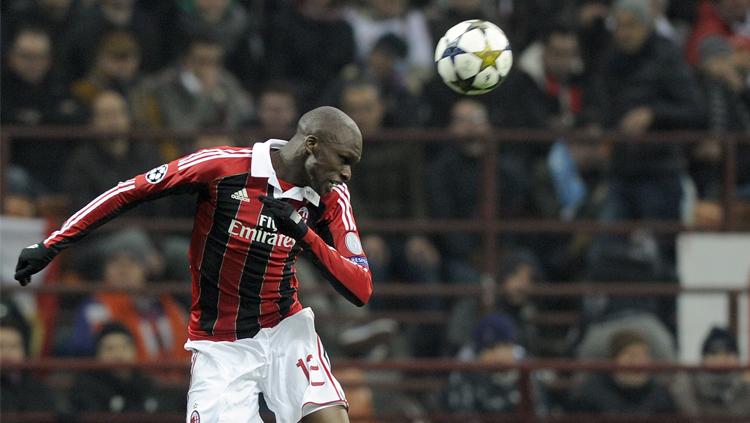 Bakaye Traore, mantan pemain klub Serie A Italia, AC Milan.