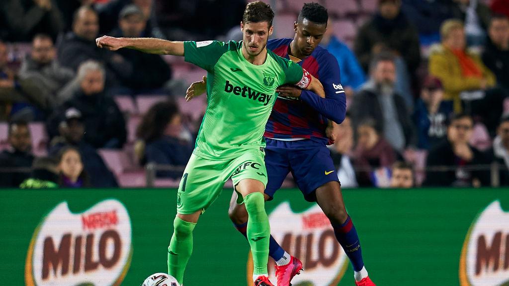 Ruben Perez saat memperkuat Leganes melawan Barcelona Copyright: Quality Sport Images/Getty Images