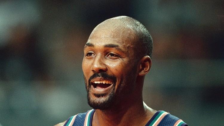 Legenda basket NBA milik Utah Jazz, Karl Malone. - INDOSPORT