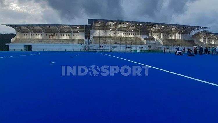 Lapangan Hoki PON Papua. - INDOSPORT