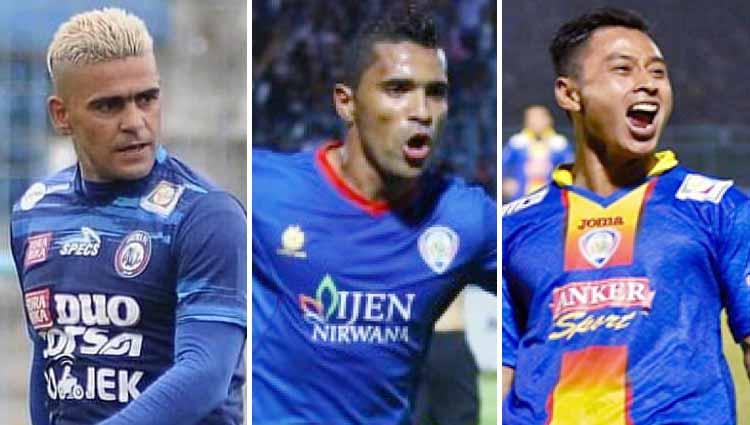 Kisah nostalgia Liga Indonesia 2014, Arema Cronus punya trio bomber maut yang masih saja kandas di tangan Persib Bandung.