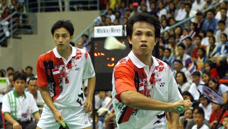 Legenda ganda putra Indonesia Ricky Subagja/Rexy Mainaky di Asian Games. - INDOSPORT