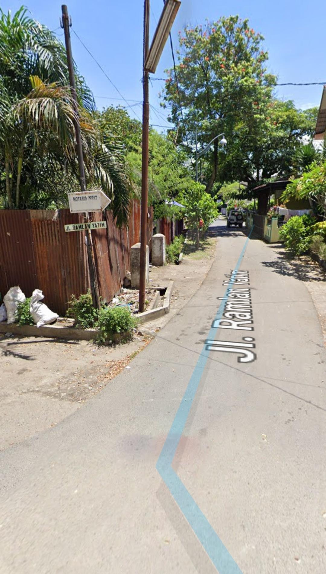 Jalan Ramlan Yatim di Kelurahan Kotamatsum III, Kecamatan Medan Kota, Medan. Copyright: Google Maps