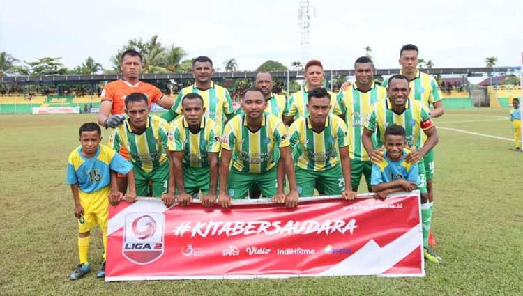 Klub sepak bola asal Papua, PSBS Biak mengusulkan kepada pihak PT Liga Indonesia Baru (LIB) dan PSSI agar kompetisi Liga 2 ditunda hingga tahun depan, 2021. - INDOSPORT