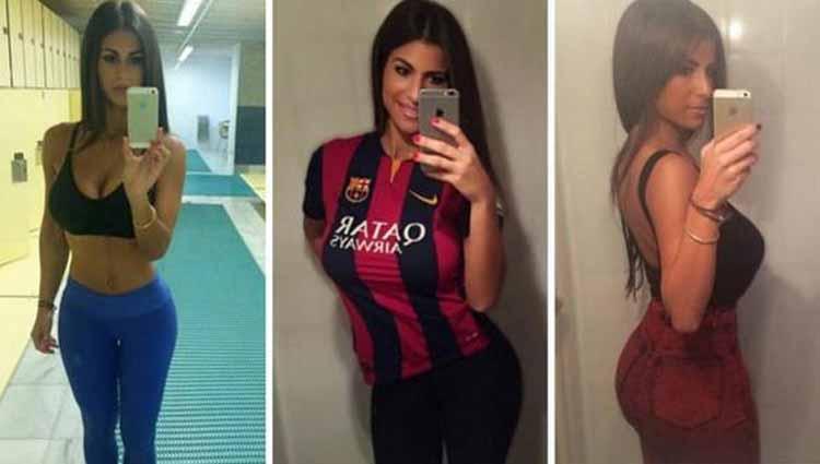 Elizabeth Martinez, mantan kekasih Neymar Jr. Copyright: Twitter@Sport__WAGs