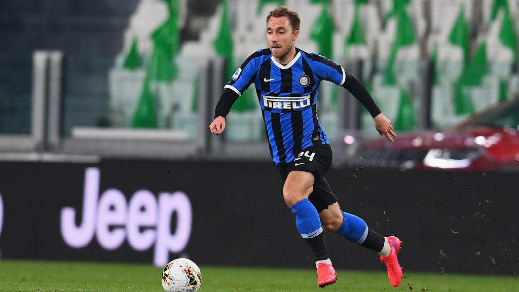 Christian Eriksen saat membela Inter Milan di laga melawan Juventus - INDOSPORT