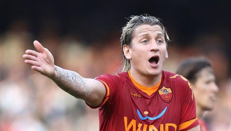 Mantan bek AS Roma asal Prancis Philippe Mexes. Copyright: Paolo Bruno/Getty Images