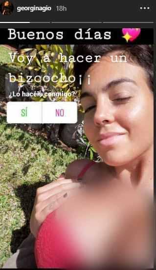 Georgina Rodriguez kekasih Cristiano Ronaldo Copyright: instastory@georginagio