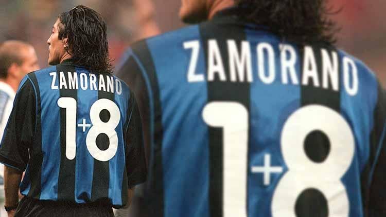 Ivan Zamorano pada awalnya mengenakan nomor punggung 9. Namun, ia harus merelakan nomor tersebut ketika Ronaldo bergabung ke Inter Milan dan diberi nomor tersebut. Tak kehilangan akal, ia menerima nomor 18 dengan menyelipkan tanda tambah di tengah-tengah angka 1 dan 8.