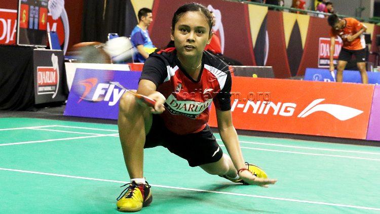 Bernadine Anindya Wardana, pebulutangkis muda dari klub PB Djarum.